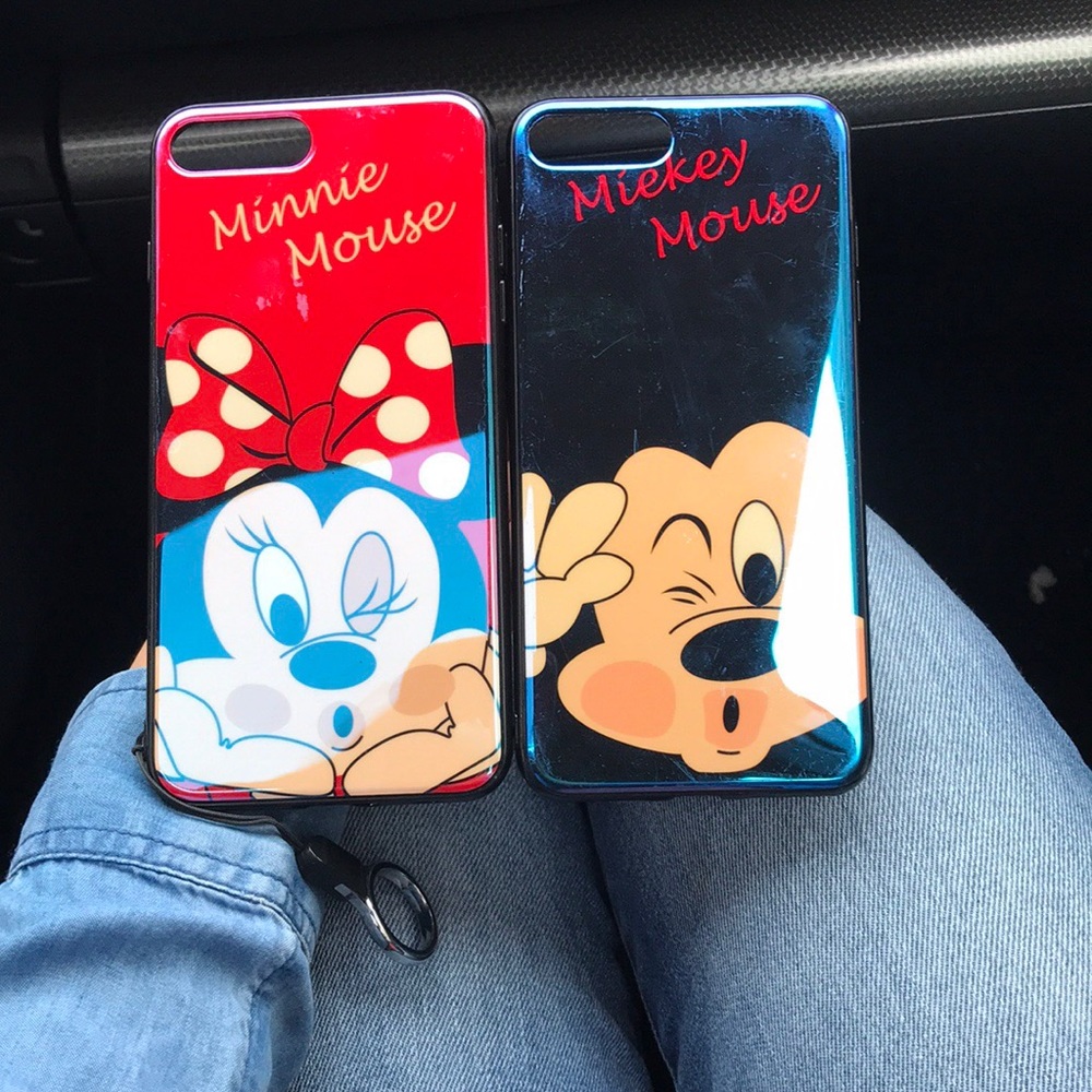 Couple Disney Phone Case for Iphone 7 plus